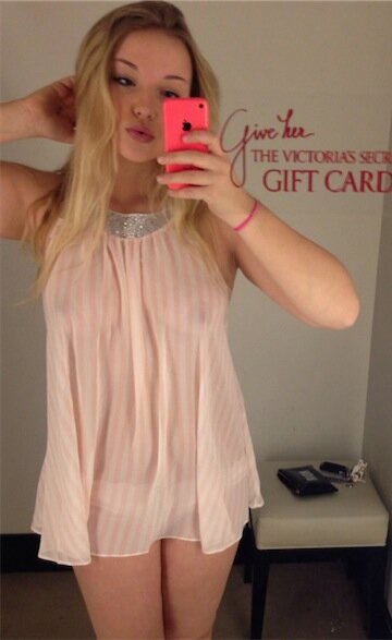 Dove Cameron showing off picture