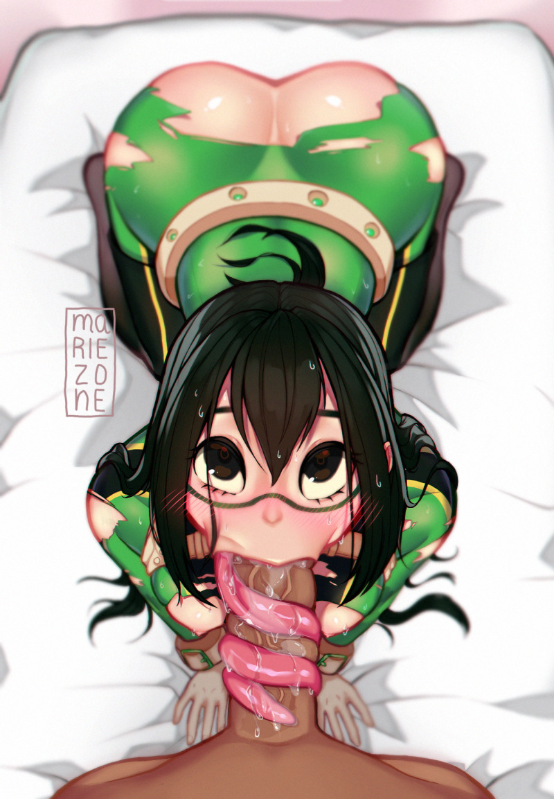 Froppy uses her tongue to get freaky picture