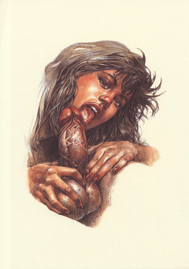 Paolo Serpieri is the King of Porn Drawing 5 picture