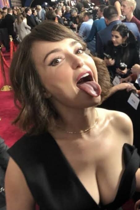 Milana Vayntrub cum target picture