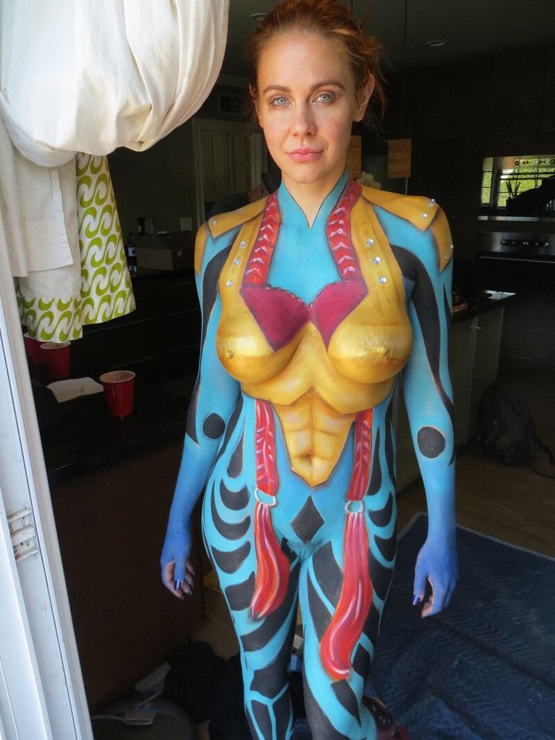 Maitland Ward Butt Ass Naked in Body Paint picture