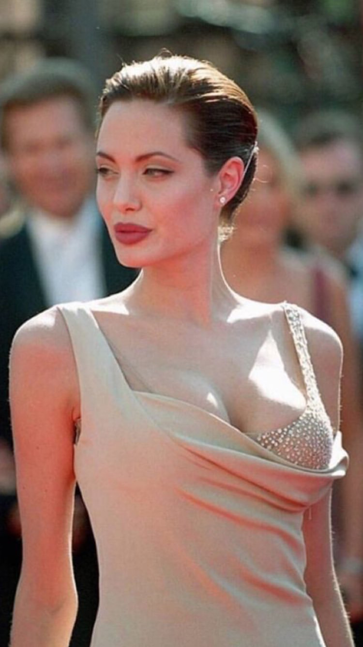 angelina jolie and her dress picture