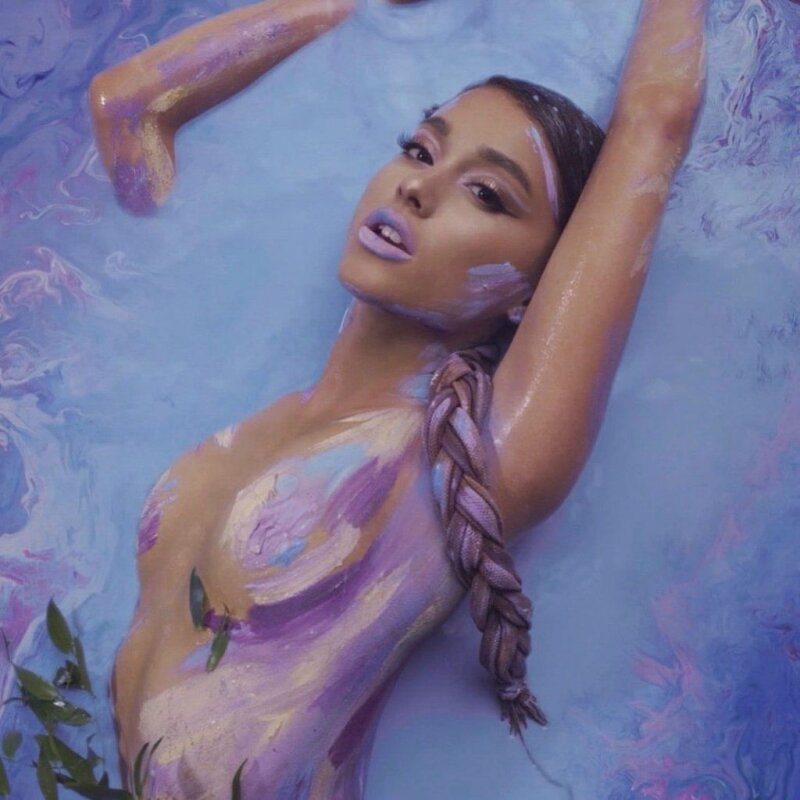 Ariana Grande bodypainted for god is a woman picture