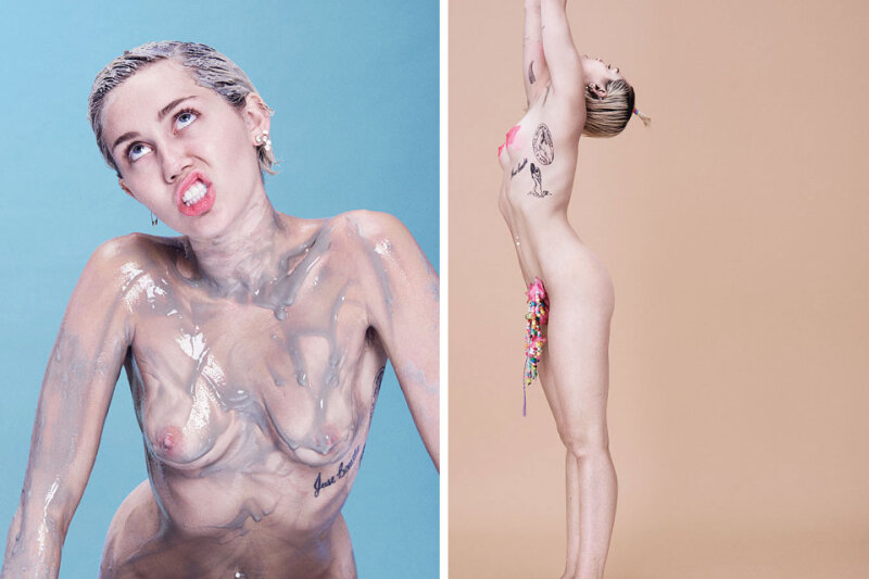 Miley Cyrus is artsy and HOT!!!!!!!!! picture