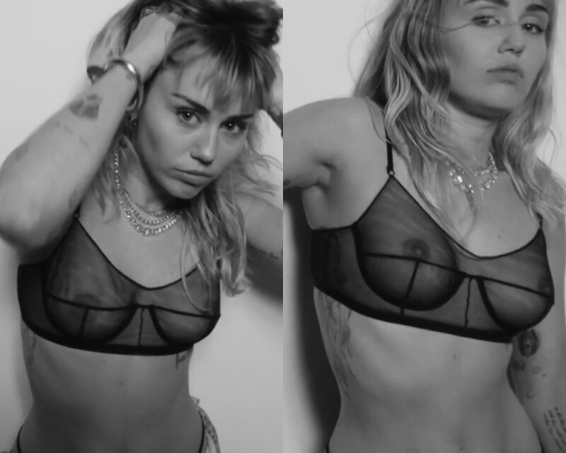 Miley Cyrus nipples tits picture