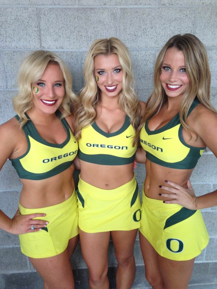 Triple Threat from Oregon Cheerleaders picture