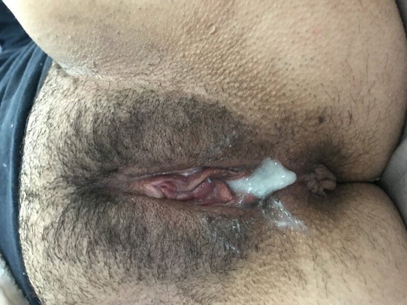 My bitch leaking a nice warm load picture
