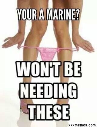 Taking Your Panties Off For A Marine picture