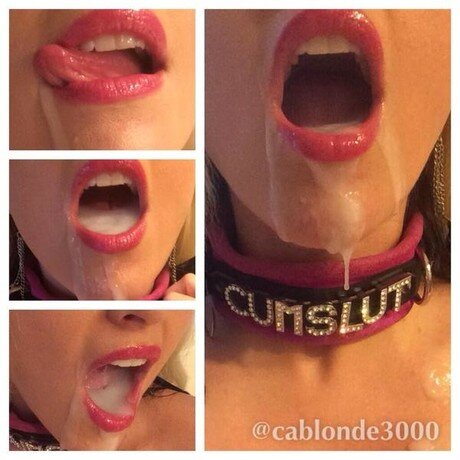 Cumslut swallow picture