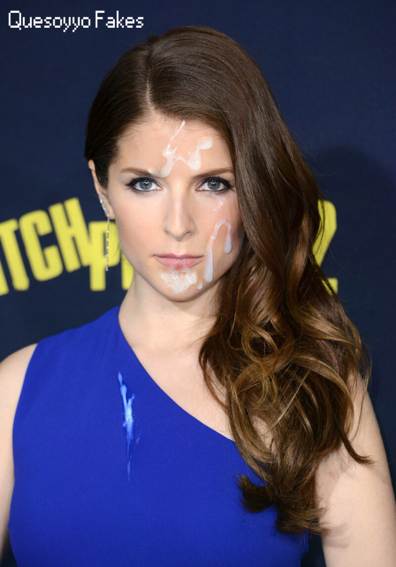Anna Kendrick facialized picture