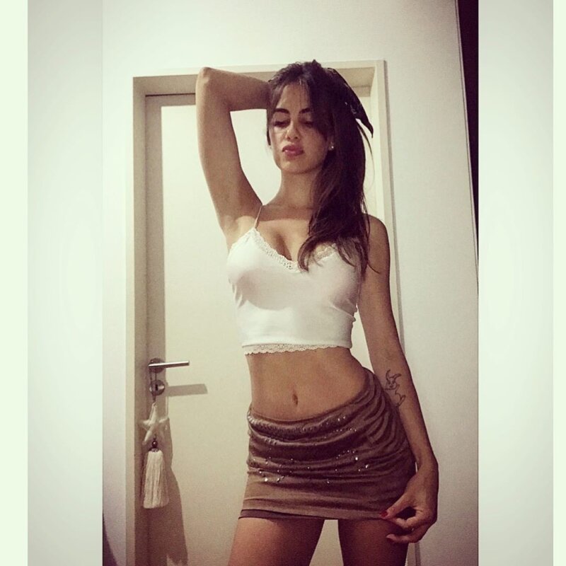 sexy latina brunette mini skirt to fuckass picture