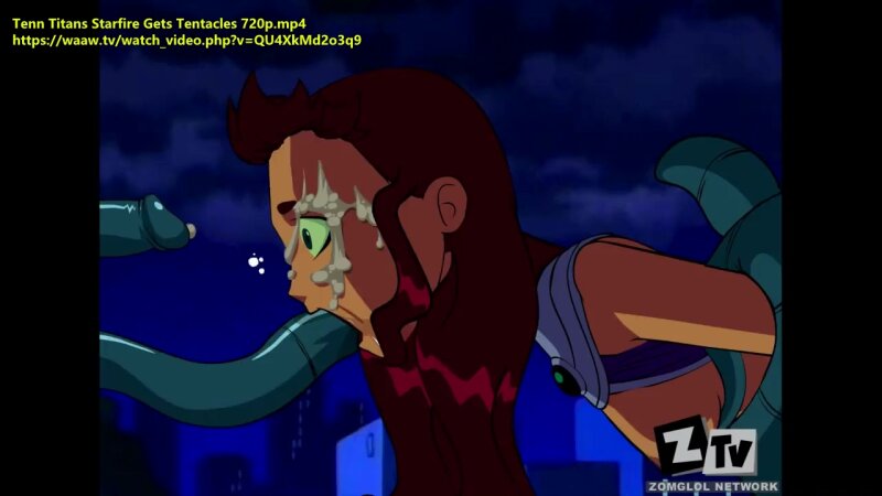 Starfire Gets Triple Penetrated But Can Only Hold out til He release All His Cum... Maybe? picture