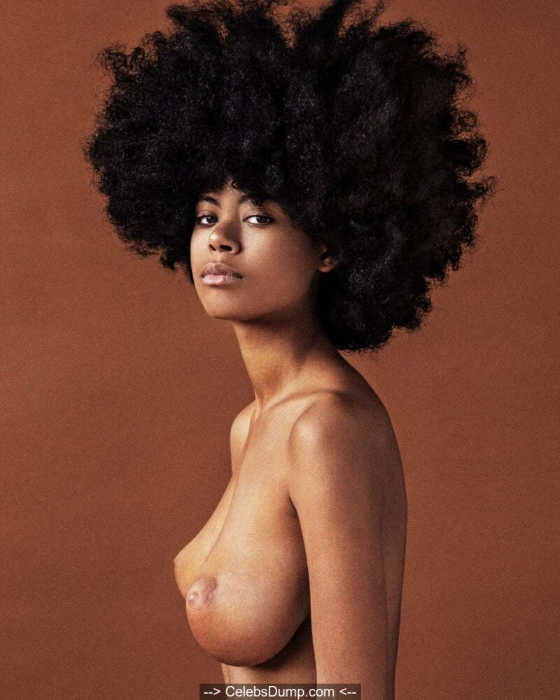 Busty black Nereyda Bird topless picture