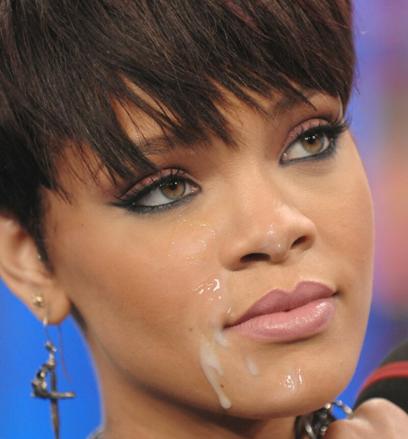 Rihanna perfect face facial picture