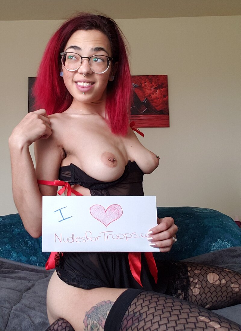 Find out who she is on @NudesForTroops on twitter picture