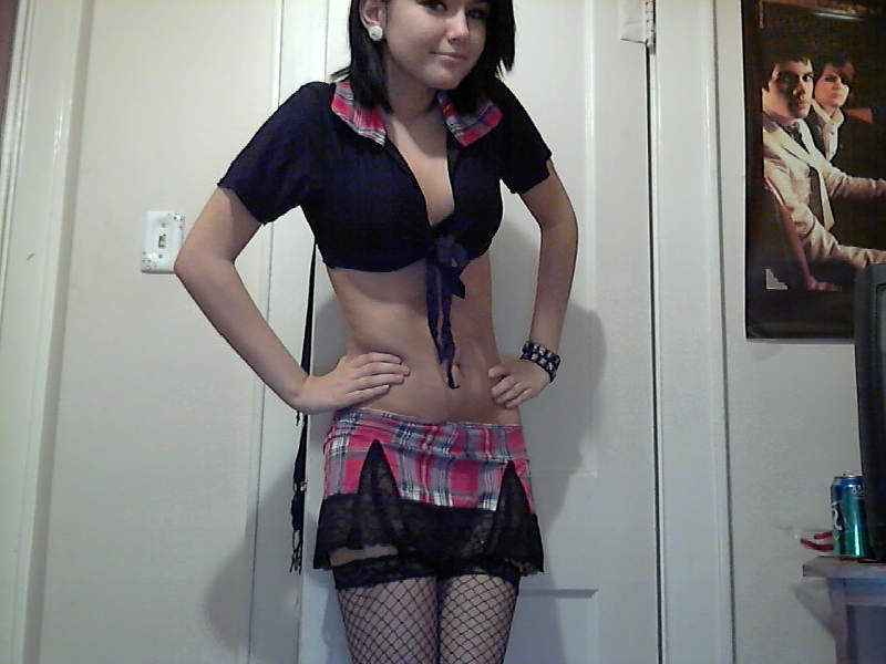 Fishnets and plaid picture