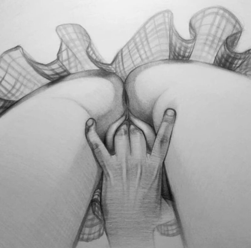 Black and White Fingering picture