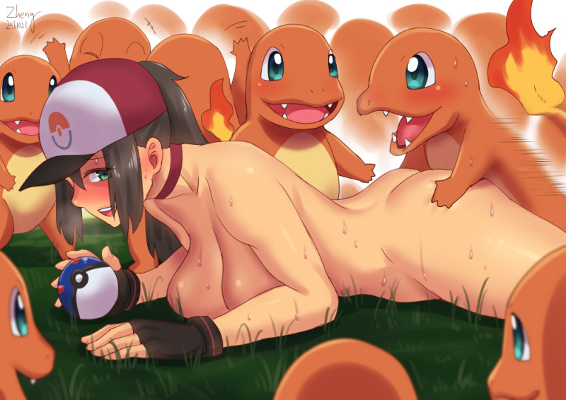 pokegirl banged by Charlsaur group picture