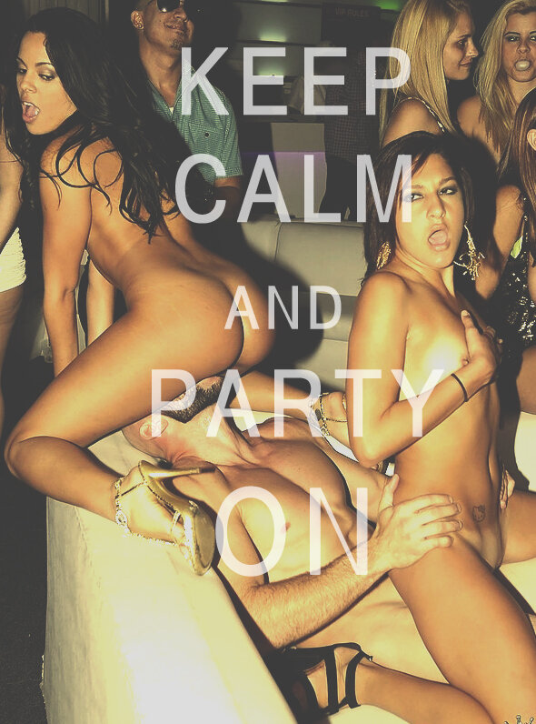 keep calm and party on picture