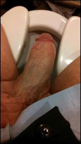 My cock at play in public picture