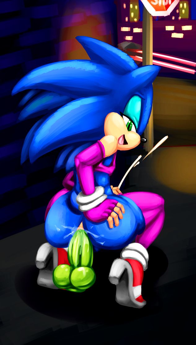 Sonic fucks dildo picture