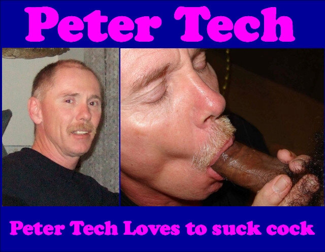 ピーターテックは彼がコックを吸うことを示しています picture