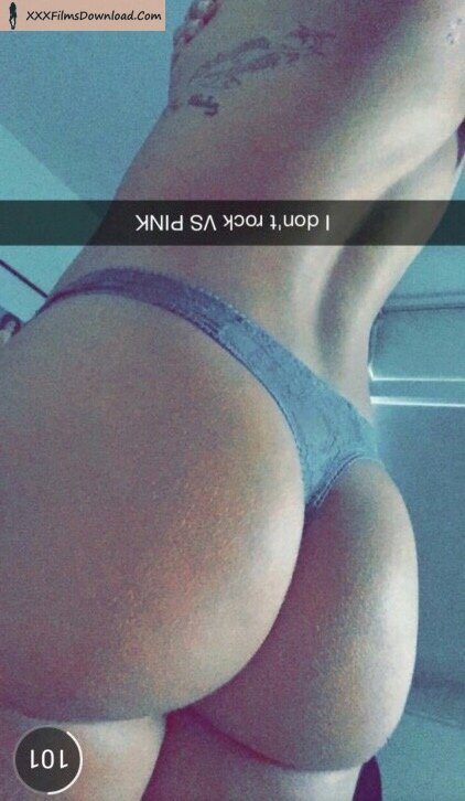 Tatted PAWG Sends Snapchat Showing Off Ass In a Victoria Secret Thong picture
