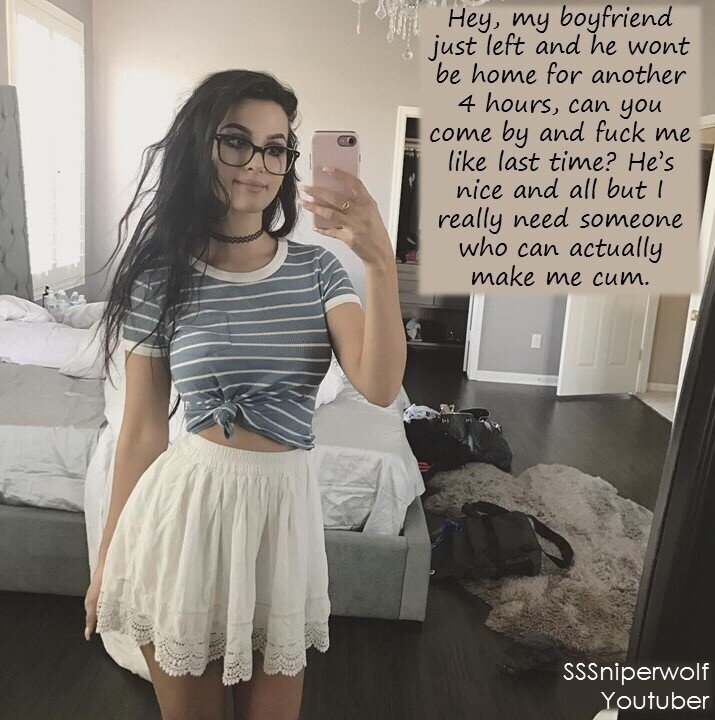 SSSniperwolf Alpha Male Caption picture