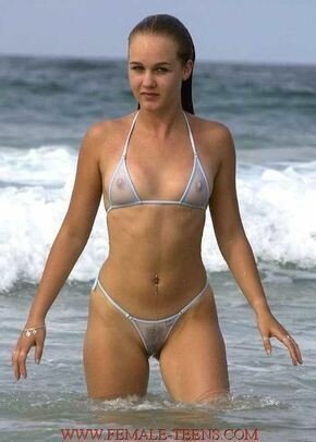 See through bikini picture