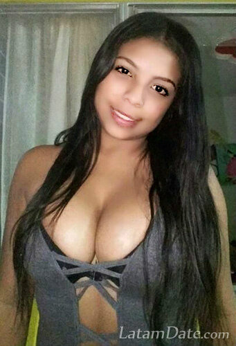 섹시, 큰 가슴, 몸매, 귀여운, 사랑, 콜롬비아, 라티노 picture