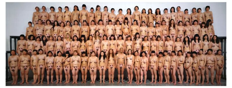 一百多个裸体亚洲人…… picture