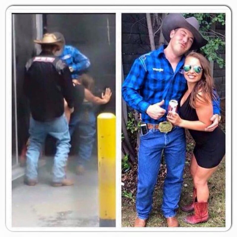 Alexis Frulling gets caught fucking two guys and gets pig roasted at the Calgary Stampede picture