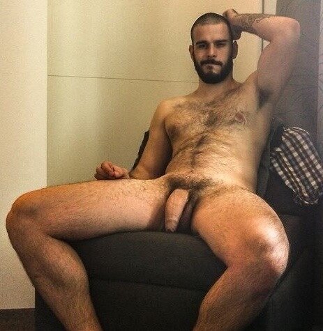 good looking hairy guy nice cock picture