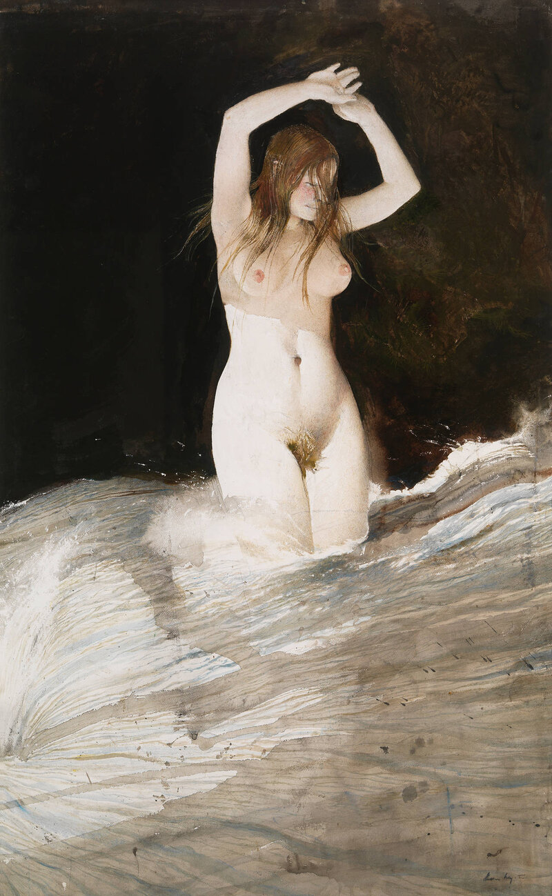 Andrew Wyeth tarafından "Surf" picture