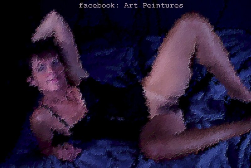 Painting - « La pute poseuse » picture