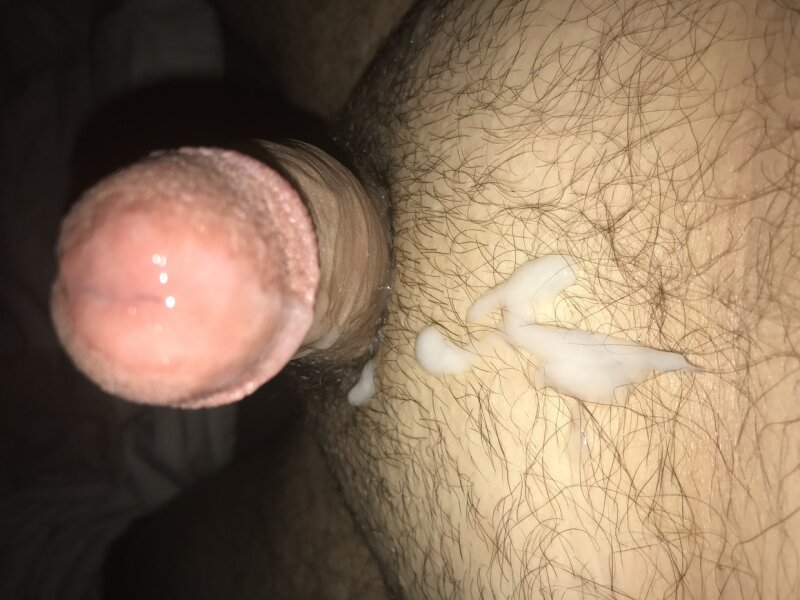 wonderfully finished do you want a lick of my cum picture