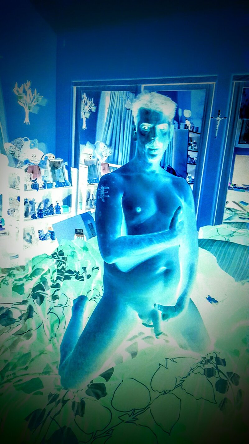 Messing with the color filters and made myself into a smurf picture