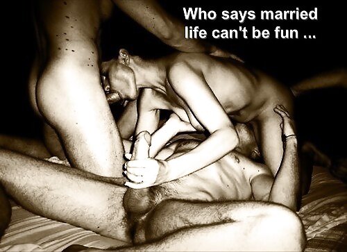 Married life can be super fun! Right cucky? picture