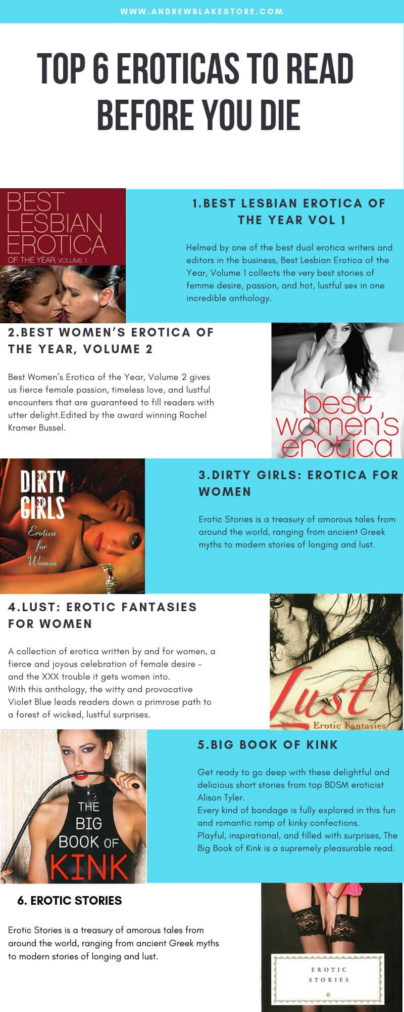 Top 6 Erotica to Read Before You Die picture
