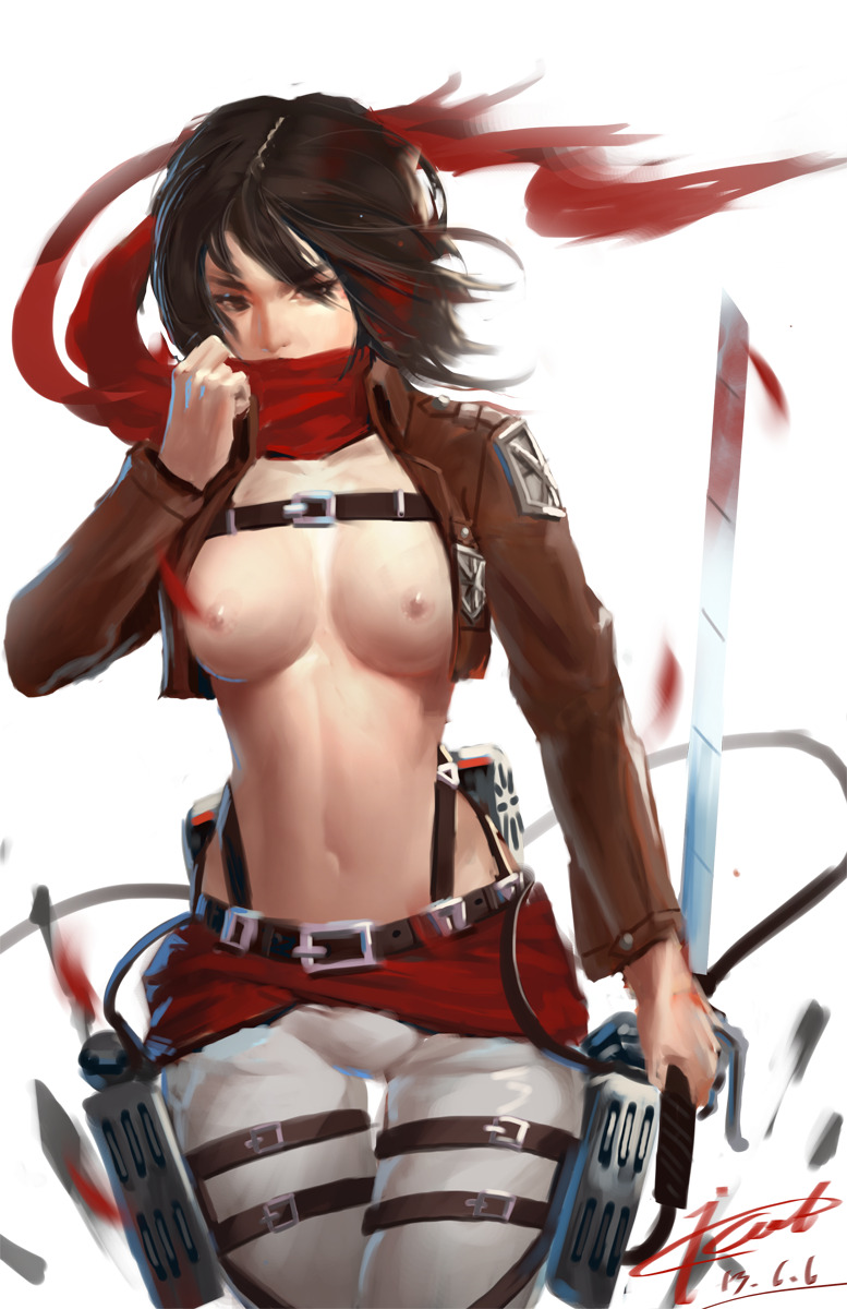 Hentai, Attack on Titan, Mikasa Ackerman picture