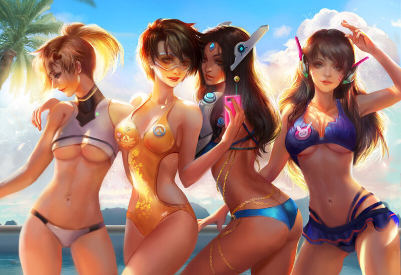 overwatch beach time picture