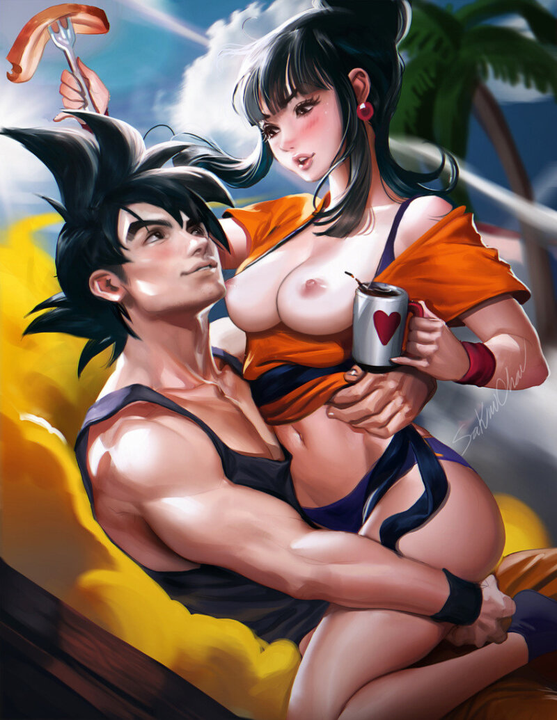 Goku and Chichi picture
