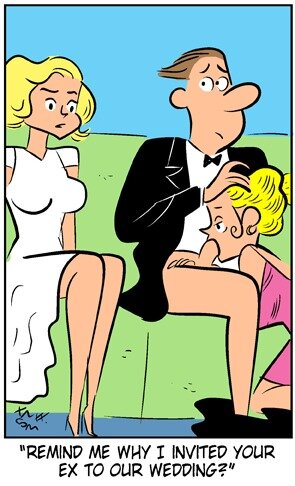 Adult toons Remid me why i invited your ex to our wedding picture