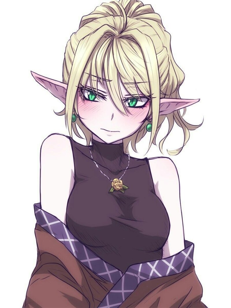 Cute anime elf picture