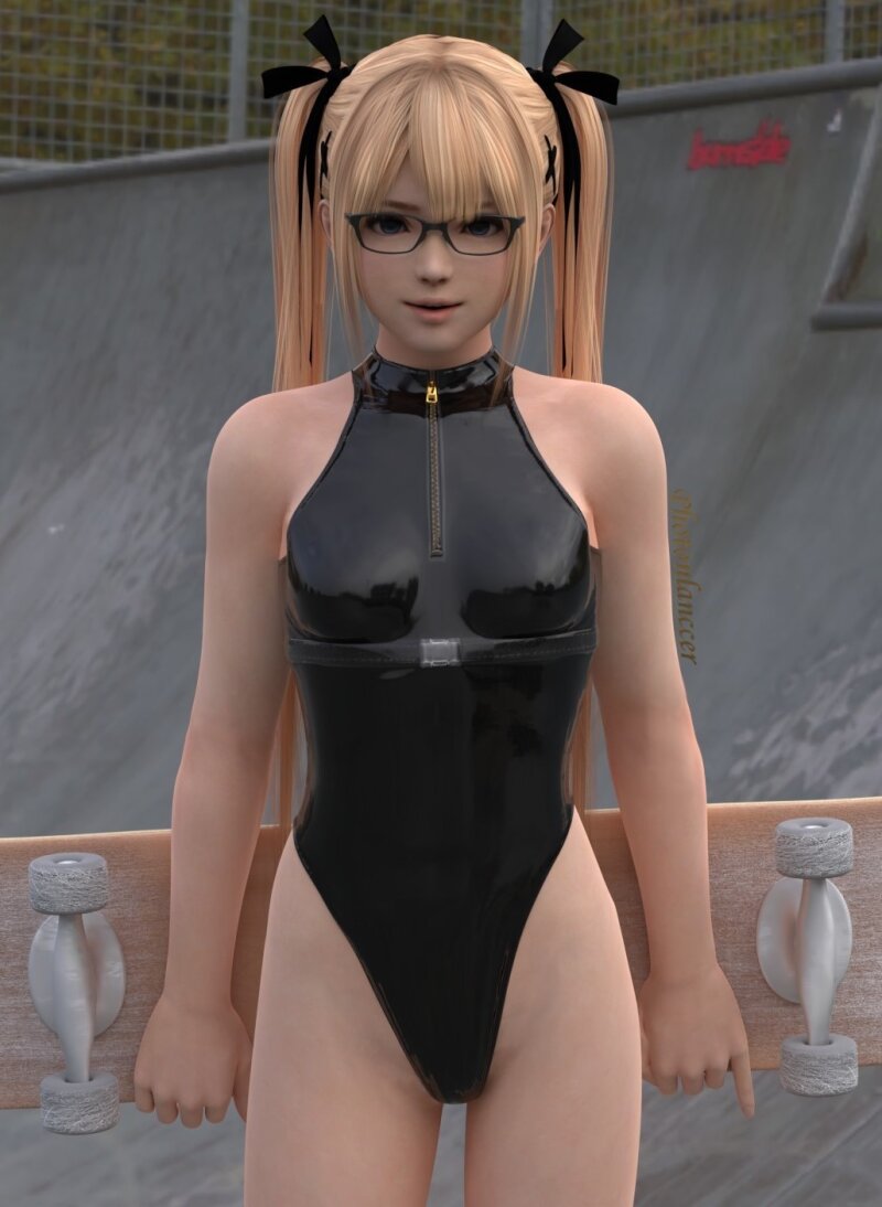 Marie Rose in latex bodysuit picture