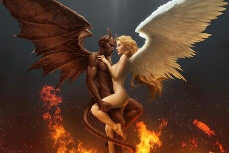 DEVIL'S vs angels picture