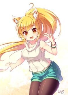 Cute clothed neko picture