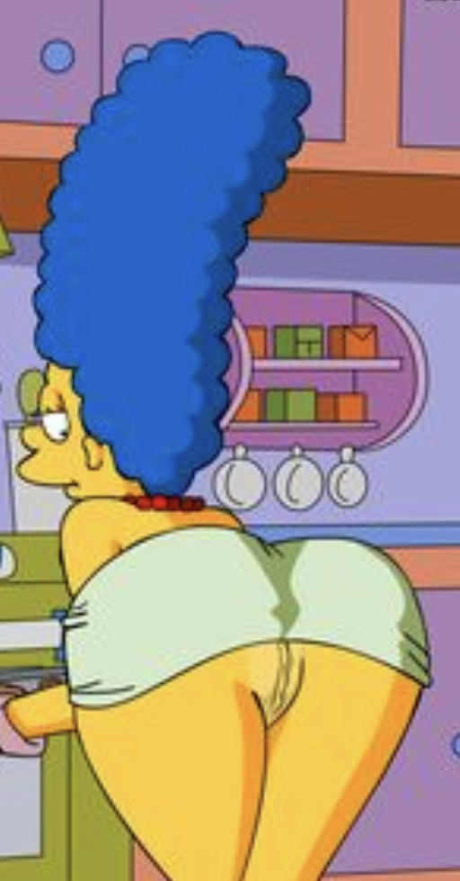 Marge show his ass picture
