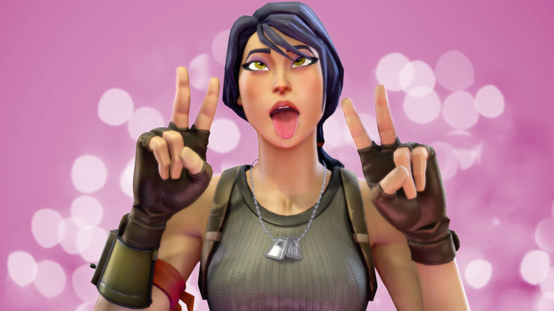 OG Fortnite DOing ahegao face picture