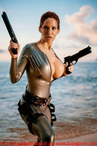 Hot lara croft, huge beautiful tits picture